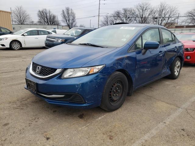 Photo 1 from auction – 2014 HONDA CIVIC LX with VIN 19XFB2F51EE035664