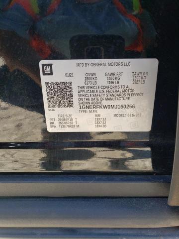 Photo 14 from auction – 2021 CHEVROLET TRAVERSE L with VIN 1GNERFKW0MJ160256