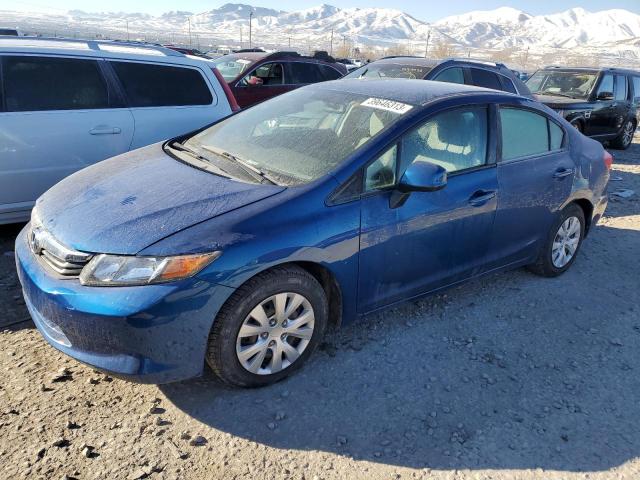 HONDA CIVIC LX 2012 with VIN 2HGFB2F58CH561101 - Photo from auction