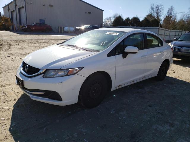 HONDA CIVIC LX 2014 with VIN 2HGFB2F53EH501651 - Photo from auction