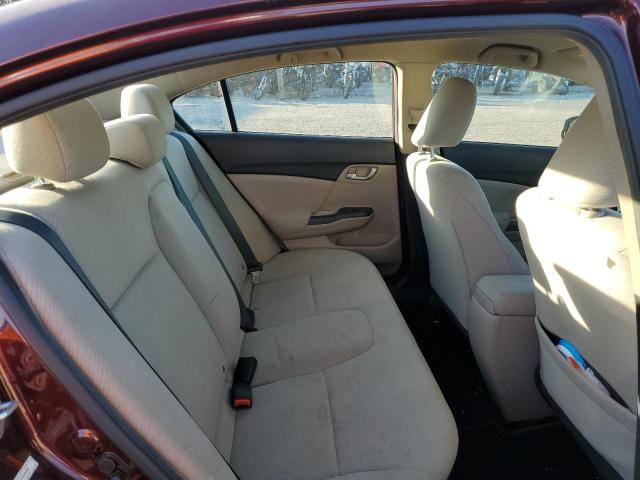 Photo 10 from auction – 2013 HONDA CIVIC LX with VIN 19XFB2F51DE204239
