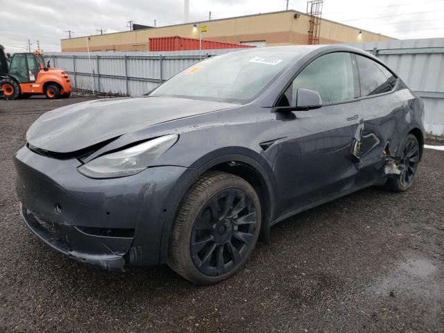 TESLA MODEL Y 2022 with VIN 7SAYGDEE4NF521518 - Photo from auction