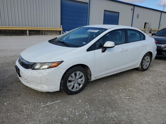 HONDA CIVIC LX 2012 with VIN 2HGFB2F52CH323552 - Photo from auction