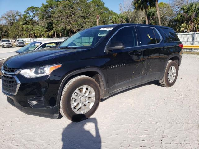 CHEVROLET TRAVERSE L 2021 with VIN 1GNERFKW0MJ160256 - Photo from auction