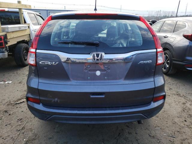 Photo 6 from auction – 2016 HONDA CR-V LX with VIN 5J6RM4H37GL054870