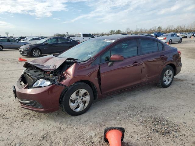 HONDA CIVIC LX 2014 with VIN 19XFB2F5XEE056478 - Photo from auction