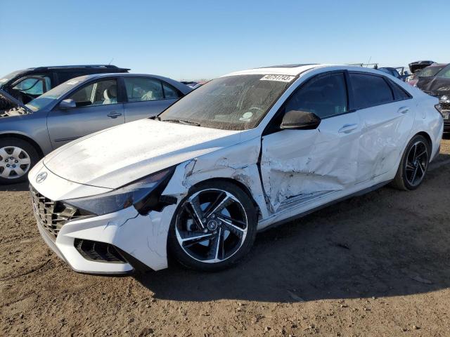 HYUNDAI ELANTRA N 2022 with VIN KMHLR4AF2NU349072 - Photo from auction