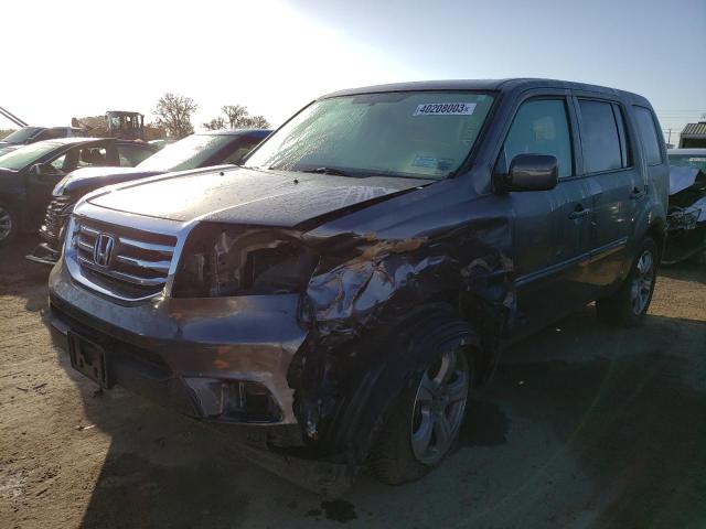 HONDA PILOT EX 2015 with VIN 5FNYF4H46FB054798 - Photo from auction