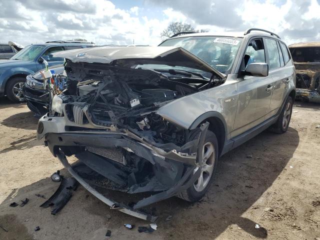 BMW X3 3.0SI 2007 with VIN WBXPC93437WF19419 - Photo from auction