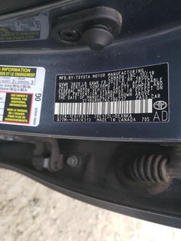 Photo 14 from auction – 2019 TOYOTA COROLLA L with VIN 2T1BURHE7KC196237
