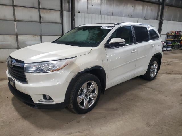 TOYOTA HIGHLANDER 2016 with VIN 5TDDKRFH5GS233098 - Photo from auction