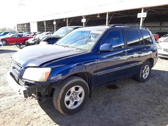 TOYOTA HIGHLANDER 2007 with VIN JTEDP21A670138101 - Photo from auction