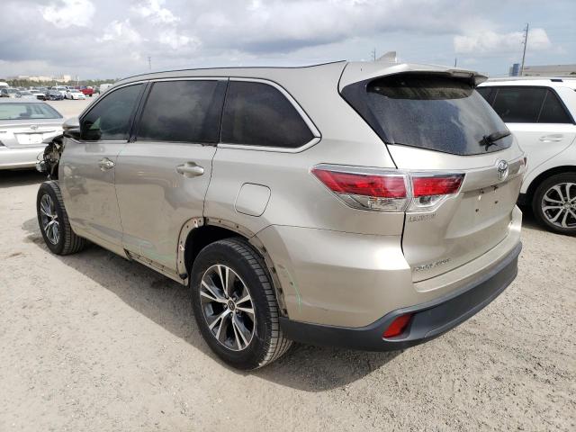 Photo 2 from auction – 2016 TOYOTA HIGHLANDER with VIN 5TDKKRFH8GS163099