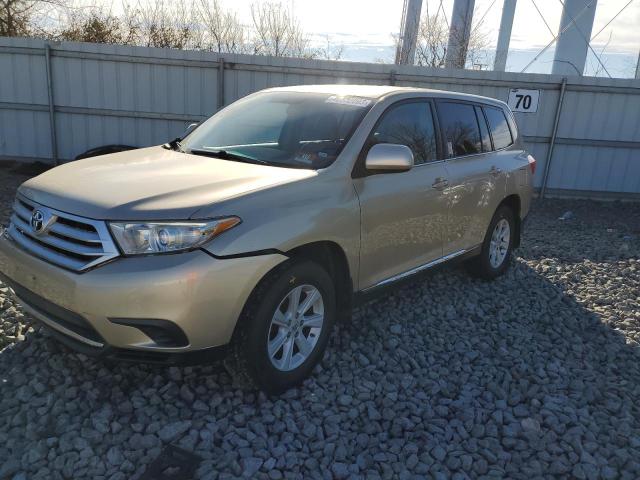 TOYOTA HIGHLANDER 2013 with VIN 5TDBK3EH1DS243256 - Photo from auction