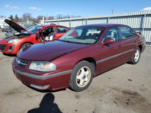 CHEVROLET IMPALA 2002 with VIN 2G1WH55K729305488 - Photo from auction