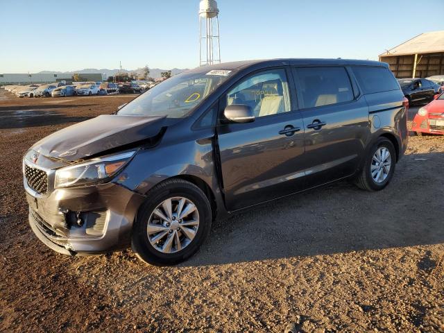 KIA SEDONA LX 2017 with VIN KNDMB5C10H6232183 - Photo from auction