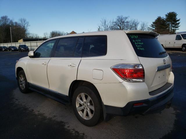 Photo 2 from auction – 2012 TOYOTA HIGHLANDER with VIN 5TDBK3EH0CS164305