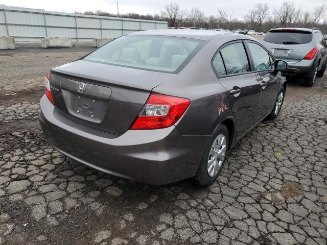 Photo 3 from auction – 2012 HONDA CIVIC LX with VIN 19XFB2F57CE081707