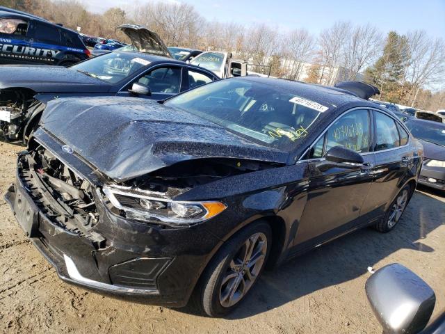 FORD FUSION SEL 2019 with VIN 3FA6P0CD0KR285196 - Photo from auction