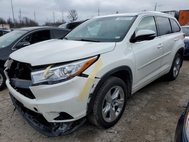 TOYOTA HIGHLANDER 2016 with VIN 5TDDKRFH7GS339519 - Photo from auction