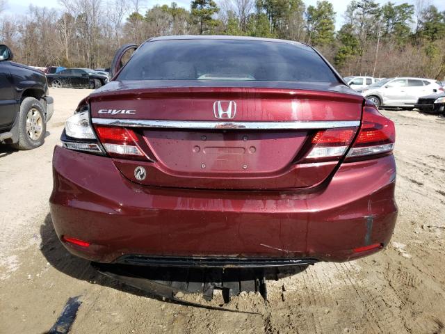 Photo 6 from auction – 2013 HONDA CIVIC EX with VIN 19XFB2F85DE044036