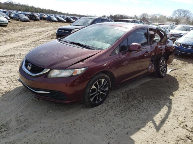 HONDA CIVIC EX 2013 with VIN 19XFB2F85DE044036 - Photo from auction