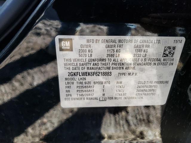 Photo 14 from auction – 2015 GMC TERRAIN SL with VIN 2GKFLWEK6F6218883
