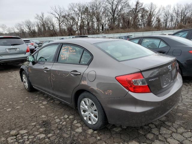 Photo 2 from auction – 2012 HONDA CIVIC LX with VIN 19XFB2F57CE081707