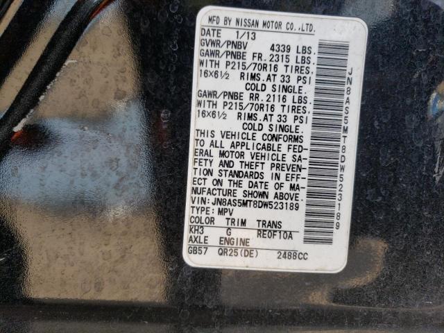 Photo 14 from auction – 2013 NISSAN ROGUE S with VIN JN8AS5MT8DW523189