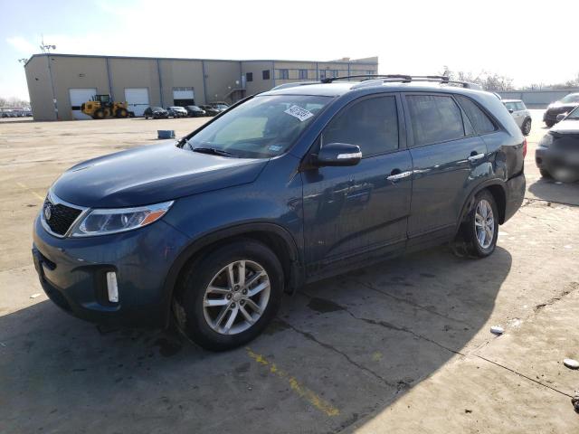 KIA SORENTO LX 2014 with VIN 5XYKT3A62EG438136 - Photo from auction
