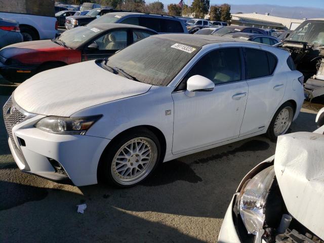 LEXUS CT 200 2014 with VIN JTHKD5BH1E2207388 - Photo from auction