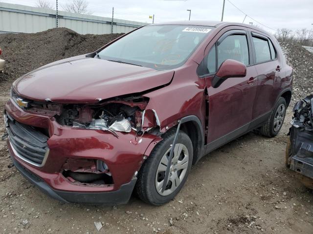 CHEVROLET TRAX LS 2017 with VIN 3GNCJKSB2HL275525 - Photo from auction