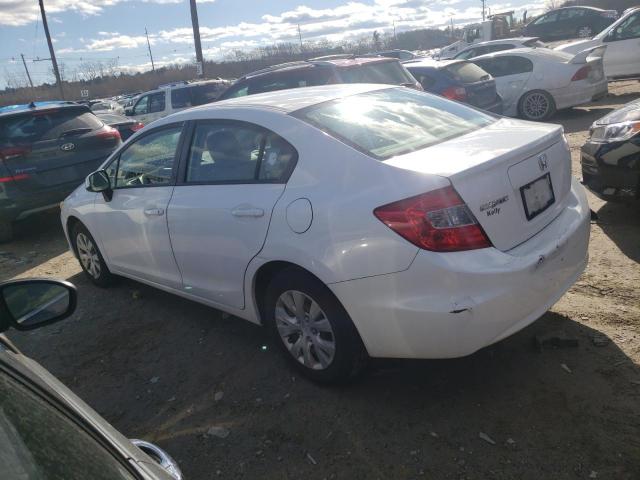 Photo 2 from auction – 2012 HONDA CIVIC LX with VIN 2HGFB2F55CH595948