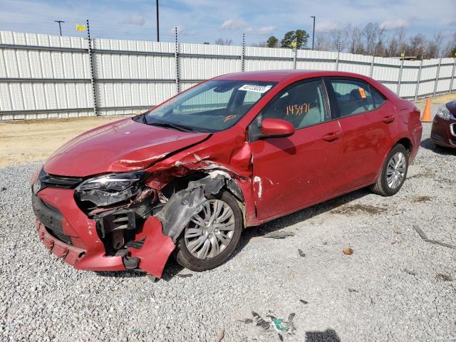 TOYOTA COROLLA L 2017 with VIN 5YFBURHE6HP596606 - Photo from auction