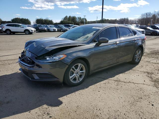 FORD FUSION SE 2018 with VIN 3FA6P0HD7JR195342 - Photo from auction