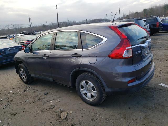 Photo 2 from auction – 2016 HONDA CR-V LX with VIN 5J6RM4H37GL054870