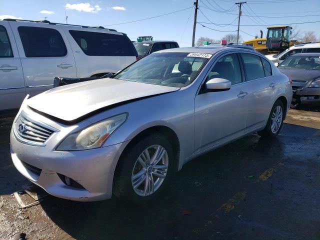 INFINITI G37 2012 with VIN JN1CV6AR3CM670835 - Photo from auction
