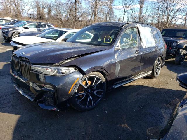 BMW X7 XDRIVE4 2021 with VIN 5UXCW2C04M9E47355 - Photo from auction