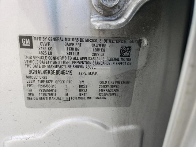 Photo 14 from auction – 2014 CHEVROLET CAPTIVA LT with VIN 3GNAL4EK3ES545419