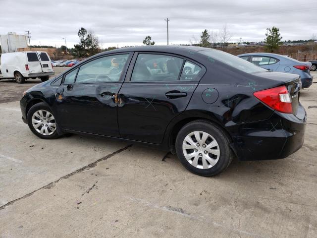 Photo 2 from auction – 2012 HONDA CIVIC LX with VIN 19XFB2F57CE043958