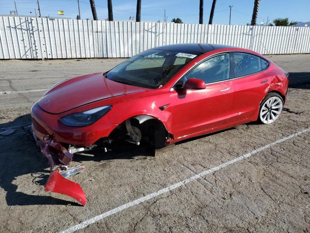 TESLA MODEL 3 2022 with VIN 5YJ3E1EA2NF304011 - Photo from auction