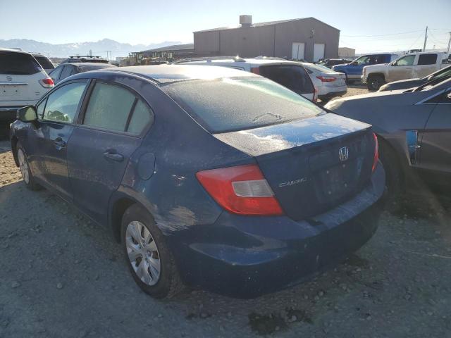 Photo 2 from auction – 2012 HONDA CIVIC LX with VIN 2HGFB2F58CH561101