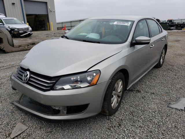 VOLKSWAGEN PASSAT S 2013 with VIN 1VWAH7A39DC101201 - Photo from auction