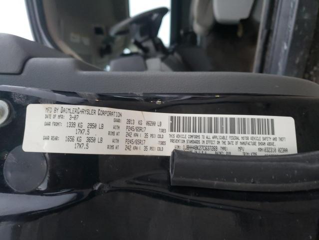 Photo 14 from auction – 2007 JEEP COMMANDER with VIN 1J8HH48K27C637269