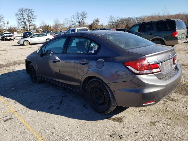 Photo 2 from auction – 2014 HONDA CIVIC LX with VIN 19XFB2F56EE021713