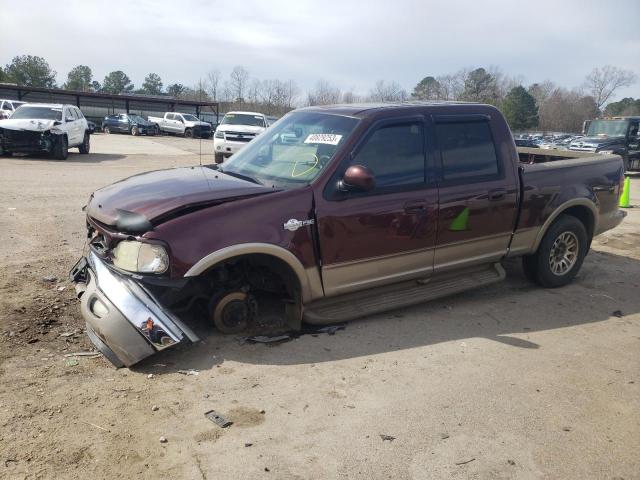 FORD F150 SUPER 2001 with VIN 1FTRW07L61KB15696 - Photo from auction