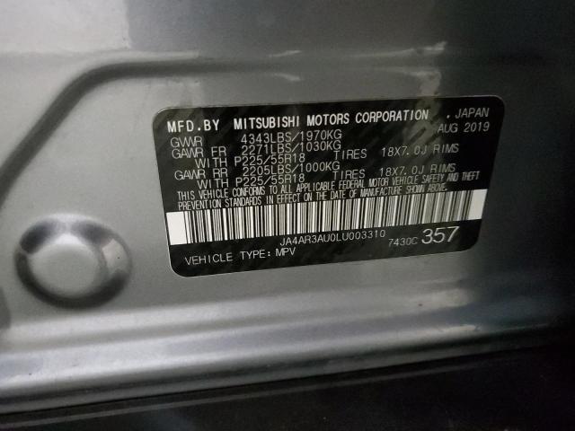 Photo 14 from auction – 2020 MITSUBISHI OUTLANDER with VIN JA4AR3AU0LU003310