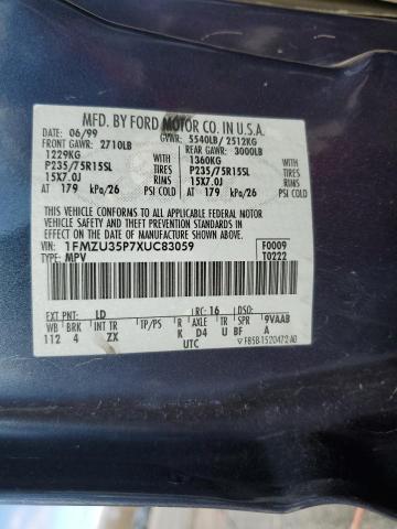 Photo 14 from auction – 1999 FORD EXPLORER with VIN 1FMZU35P7XUC83059