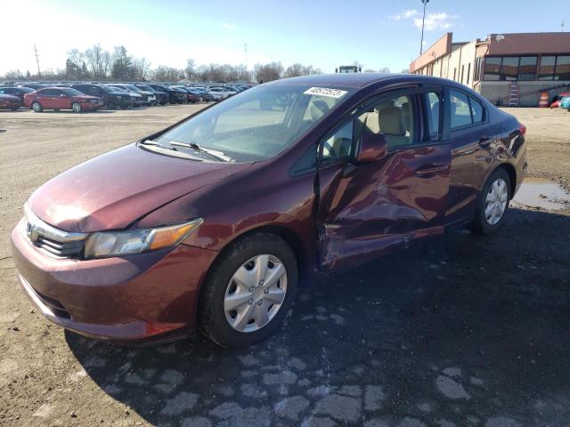 HONDA CIVIC LX 2012 with VIN 19XFB2F59CE064214 - Photo from auction