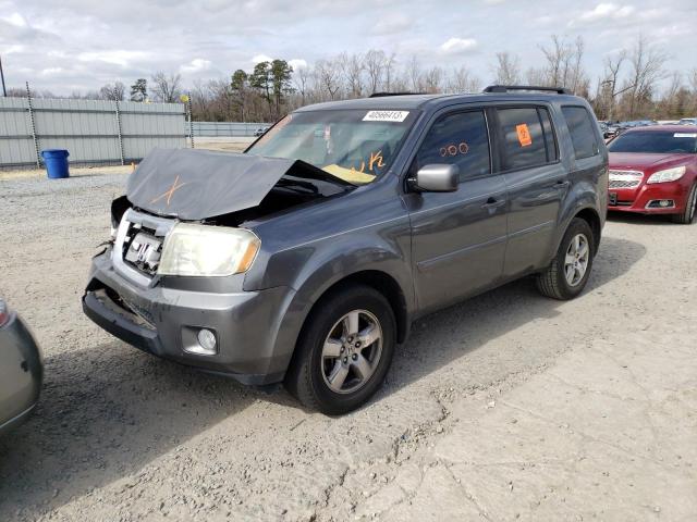 HONDA PILOT EXL 2011 with VIN 5FNYF3H59BB028760 - Photo from auction